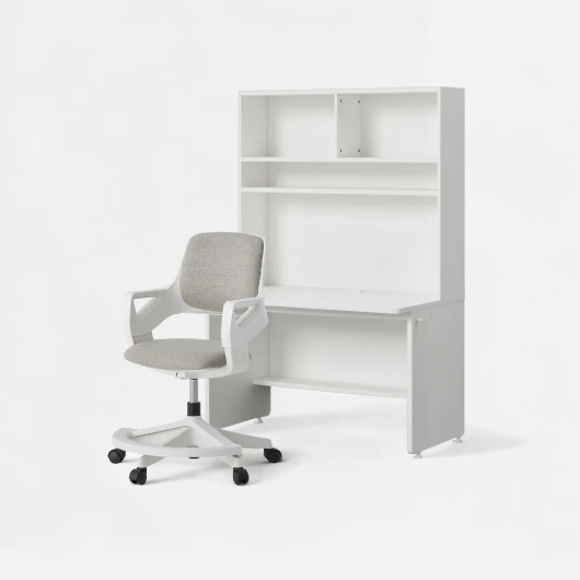 티오 일자 책상세트 5단+티오그로우 책상의자