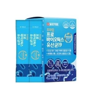 일양약품 프라임 프로바이오틱스 유산균19 2g 30포 (10개)_이미지