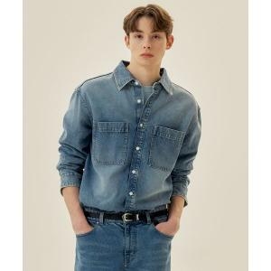 마인드브릿지 워싱 데님 셔켓 MZWS2152_이미지