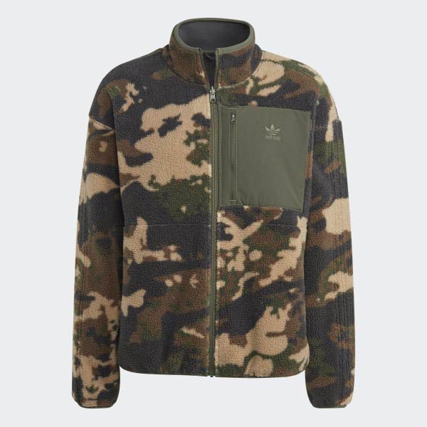 �Ƶ�ٽ� ī�� �ø��� ���� CAMO FLEECE JKT IP0279