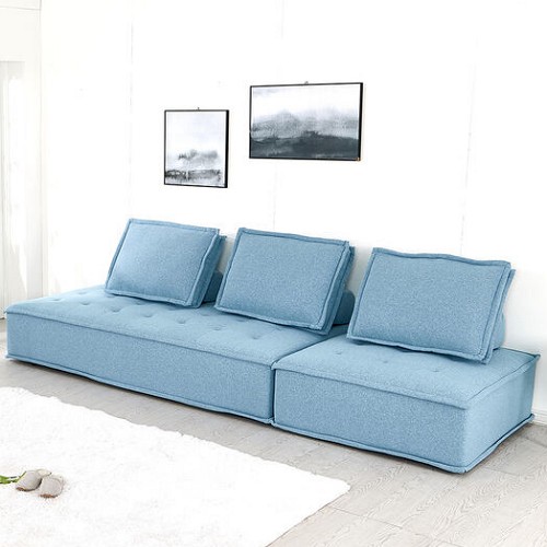 데코마인 다무 모듈 패브릭 소파 3인용