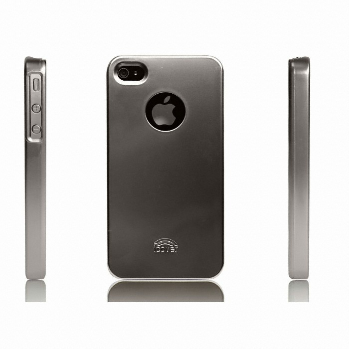 아이커버 SNAP ON HIGH GLOSSY CASE DARK SILVER (아이폰4/4S)_이미지