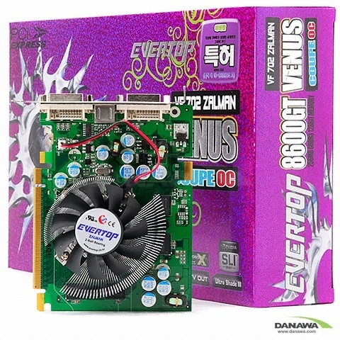 EVERTOP 지포스 8600GT 쿠페 OC 1.0ns 256MB 잘만_이미지