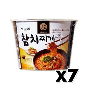 GS리테일 오모리 참치찌개라면 135g (7개)