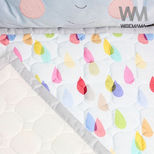 와이즈마마 와이즈마마 풍기인견 논슬립 패드110 150 레인보우드롭