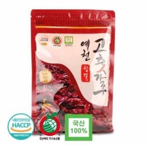 예천청결고추영농조합법인 2022년 국산 햇 예천고춧가루 보통맛 500g (1개)_이미지