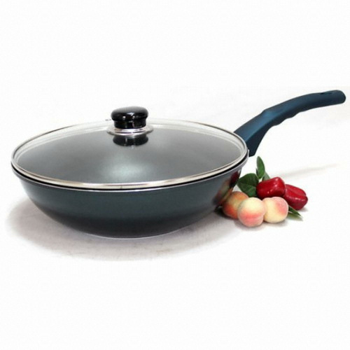 키친아트 티타늄 IH 까사 궁중팬 (28cm+유리뚜껑)_이미지