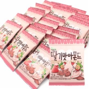  길림양행 딸기맛 아몬드 10g [30개]
