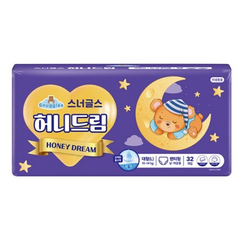 스너글스 허니드림 기저귀 팬티형 대형-공용 (256매)_이미지