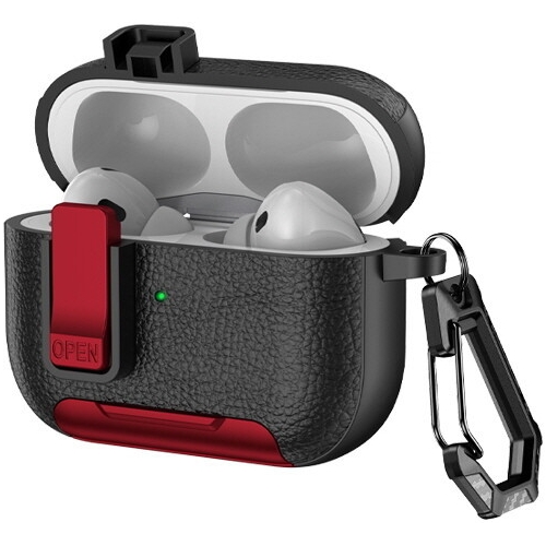 수나르 에어팟 프로3 심플 컬러 락 거치대 케이스 (정품)_이미지