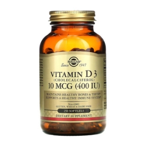 비타민 D3 콜레칼시페롤 10mcg 400IU 250캡슐