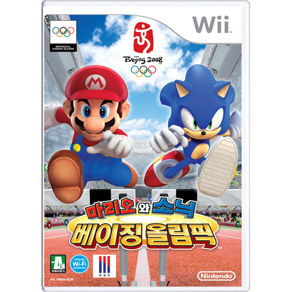 마리오와 소닉 베이징 올림픽 WII 중고_이미지