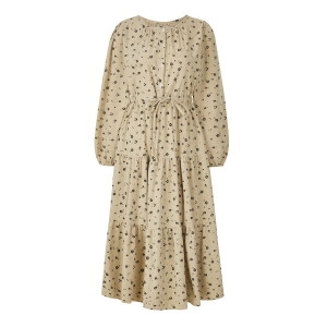 포커스 미니 플라워 코듀로이 티어드 원피스 PBVFF5W1OP3271