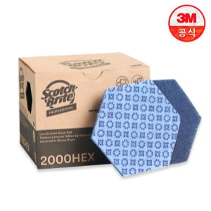 3M 파워 도트 양면 수세미 2000 HEX 15개입_이미지