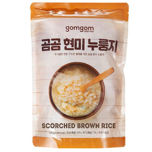 쿠팡 곰곰 현미 누룽지 500g (9개)_이미지