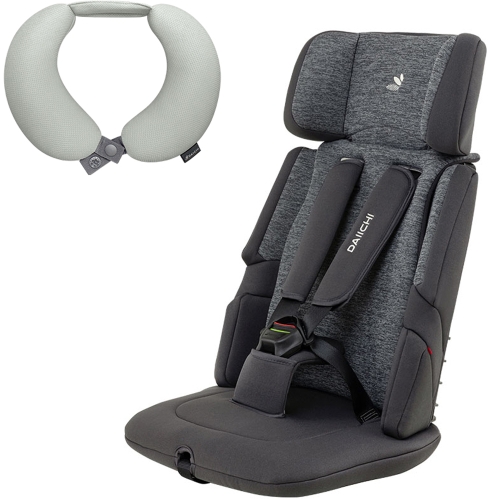 다이치 이지캐리2 휴대용 카시트 + 목베개 세트 (차콜)_이미지