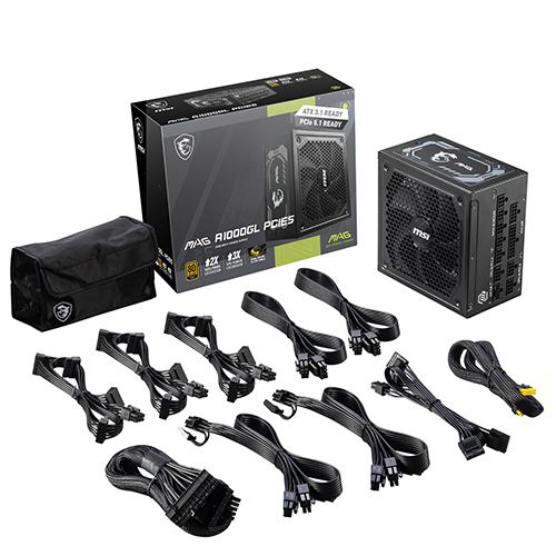 MSI MAG A1000GL 80PLUS골드 풀모듈러 ATX3.1_이미지