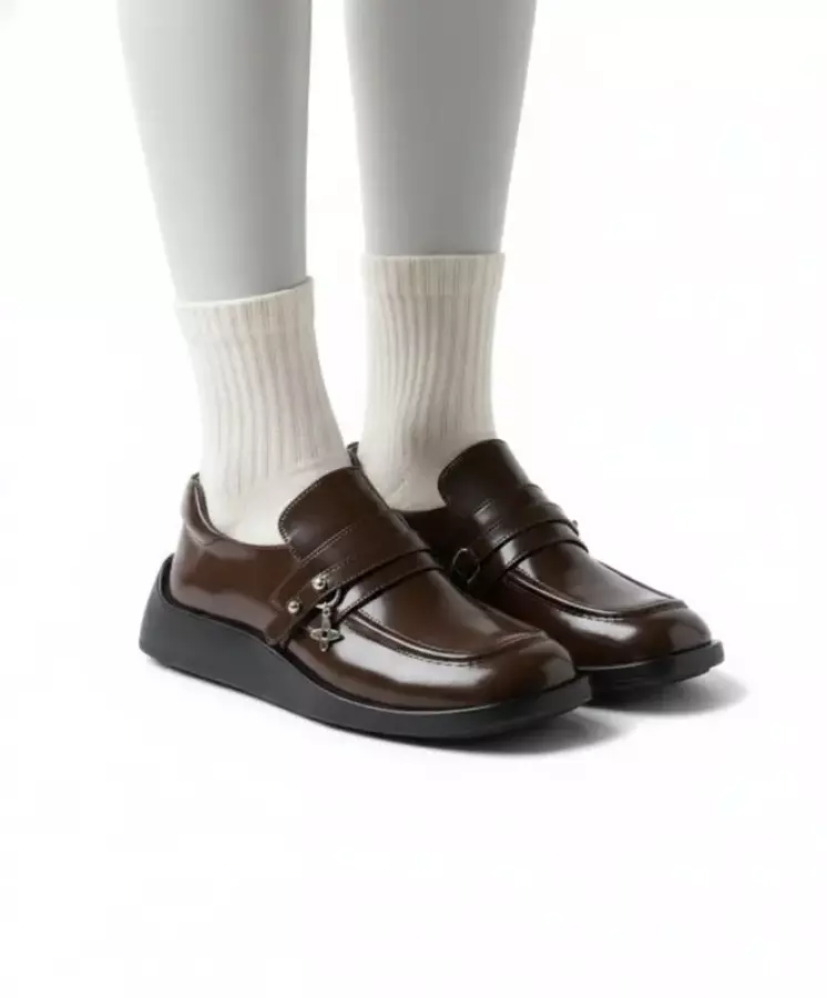 슈콤마보니 Fev Young muze loafer brown DE4DA25508BRN 4