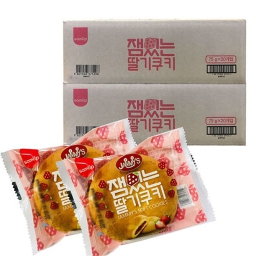 SPC삼립 잼있는쿠키 딸기맛 75g