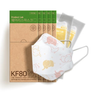 프로덕트랩 합리적인 마스크 KF80 소형 (100매)_이미지