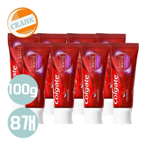 콜게이트 옵틱화이트 다즐링 민트 치약 100g (8개)_이미지