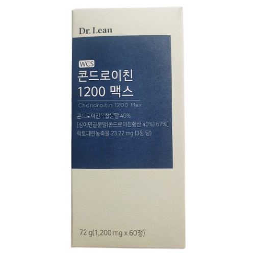 닥터린 WCS 콘드로이친 1200 맥스 1200mg 60정 (1개)_이미지