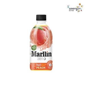 웅진식품 자연은 더말린 제로 복숭아 500ml (12개)