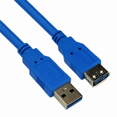 강원전자 NETmate USB 3.0 (A-A) (M/F) 연장 케이블 블루