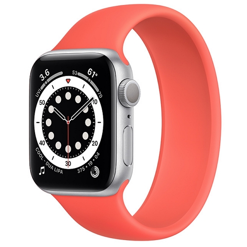 APPLE 워치 시리즈6 40mm 실버 알루미늄 (솔로 루프)_이미지