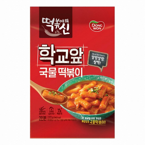 동원F&B 떡볶이의신 학교앞 국물떡볶이 372g (2인분) (3개)_이미지