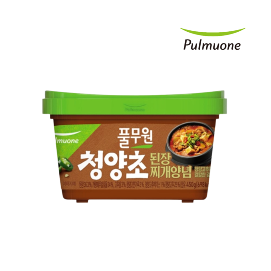 풀무원 청양초 된장찌개 양념 450g이미지입니다. 누르면 해당 게시물로 새창이동합니다.