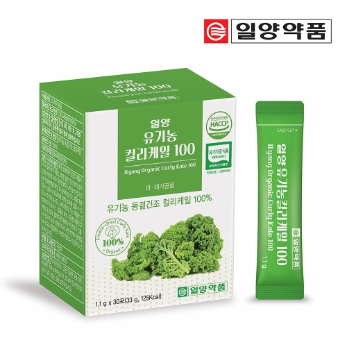 일양약품 일양 유기농 컬리 케일 100 1.1g 30포 (1개)_이미지