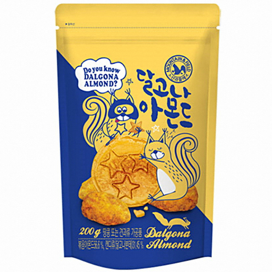 산과들에 달고나 아몬드 200g (1개)_이미지
