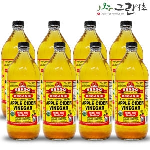 브래그 유기농 사과식초 946ml (8개)