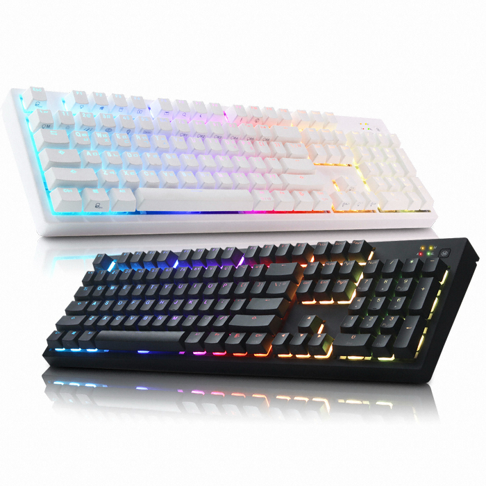 앱코 HACKER K995P V3 RGB PBT 무접점 (블랙, 45g)