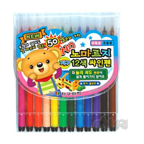 지구화학 노마르지 사인펜 세트 (12색x1개)_이미지