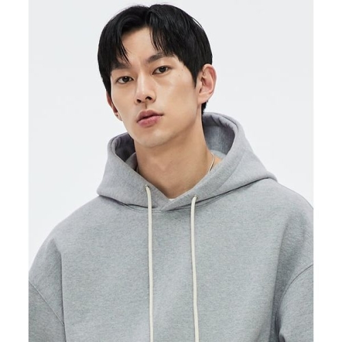  소버먼트 SOVERMENT 950G 솔리드 후드-8% 멜란지 그레이275099