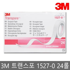 3M 트랜스포 의료용테이프 투명 반창고 1527-0 24롤_이미지