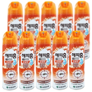 해피홈 에어로솔 수성 감귤향 500ml (10개)_이미지