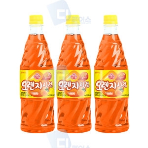 오뚜기 오렌지 시럽 1kg (3개)_이미지