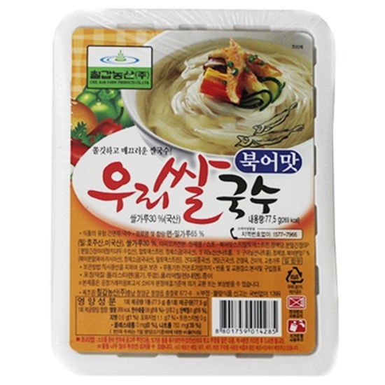 칠갑농산 칠갑 우리쌀국수 북어맛 77.5g