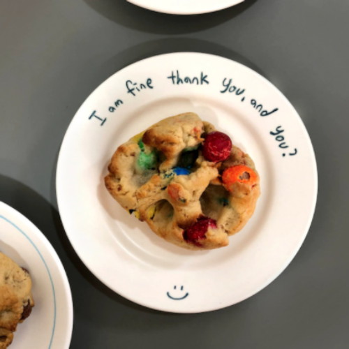 ㅤ포터리씨 아임파인땡큐 접시_이미지