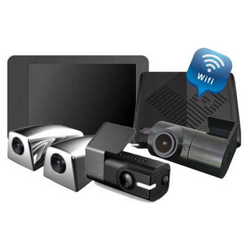 네오비즈 디팩토리 승용차 모니터형 4채널 블랙박스 (128GB)_이미지