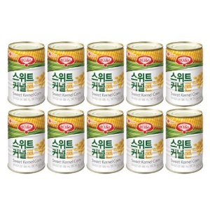 롯데 스위트콘 410gX10개 기획 콘치즈 안주 옥수수 캔통조림 고소한 식재료