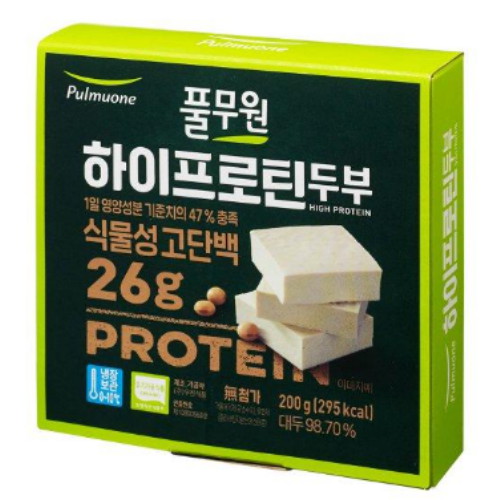 풀무원 하이프로틴 두부 200g (8개)_이미지