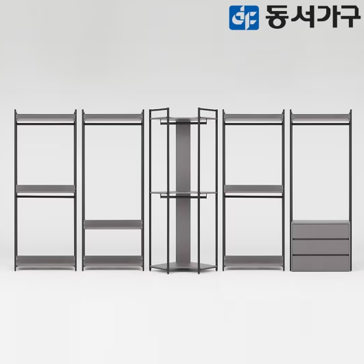 동서가구 몬티아 행거 시스템 드레스룸 A세트 3800_이미지