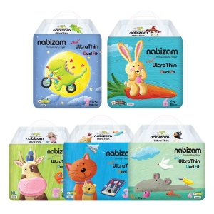 나비잠 울트라씬 듀얼핏 썸머팬티형 점보형 공용 (132매)