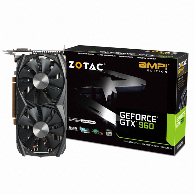 ZOTAC AMP ������ GTX960 ���̽����� D5 2GB