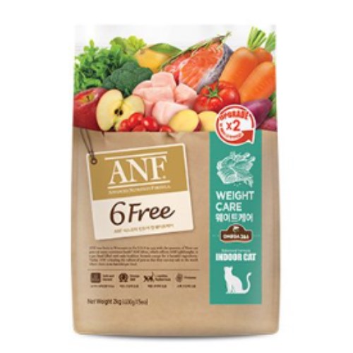 ANF 캣 식스프리 에스 웨이트케어 2kg (1개)_이미지