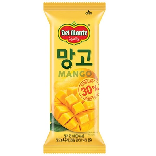 롯데푸드 델몬트 망고 바 75ml (30개)